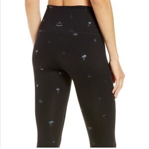 Beyond yoga high waist midi leggings palm tree